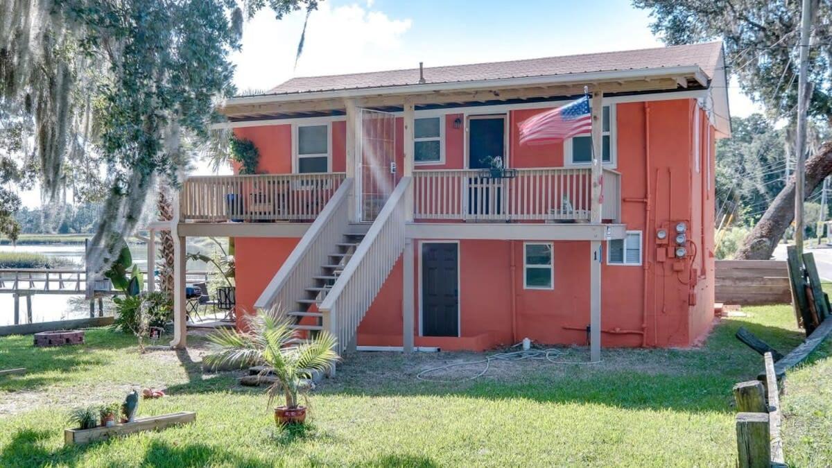 Retro Rainbow At Herb River- Orange Oasis #1 Savannah Exterior photo